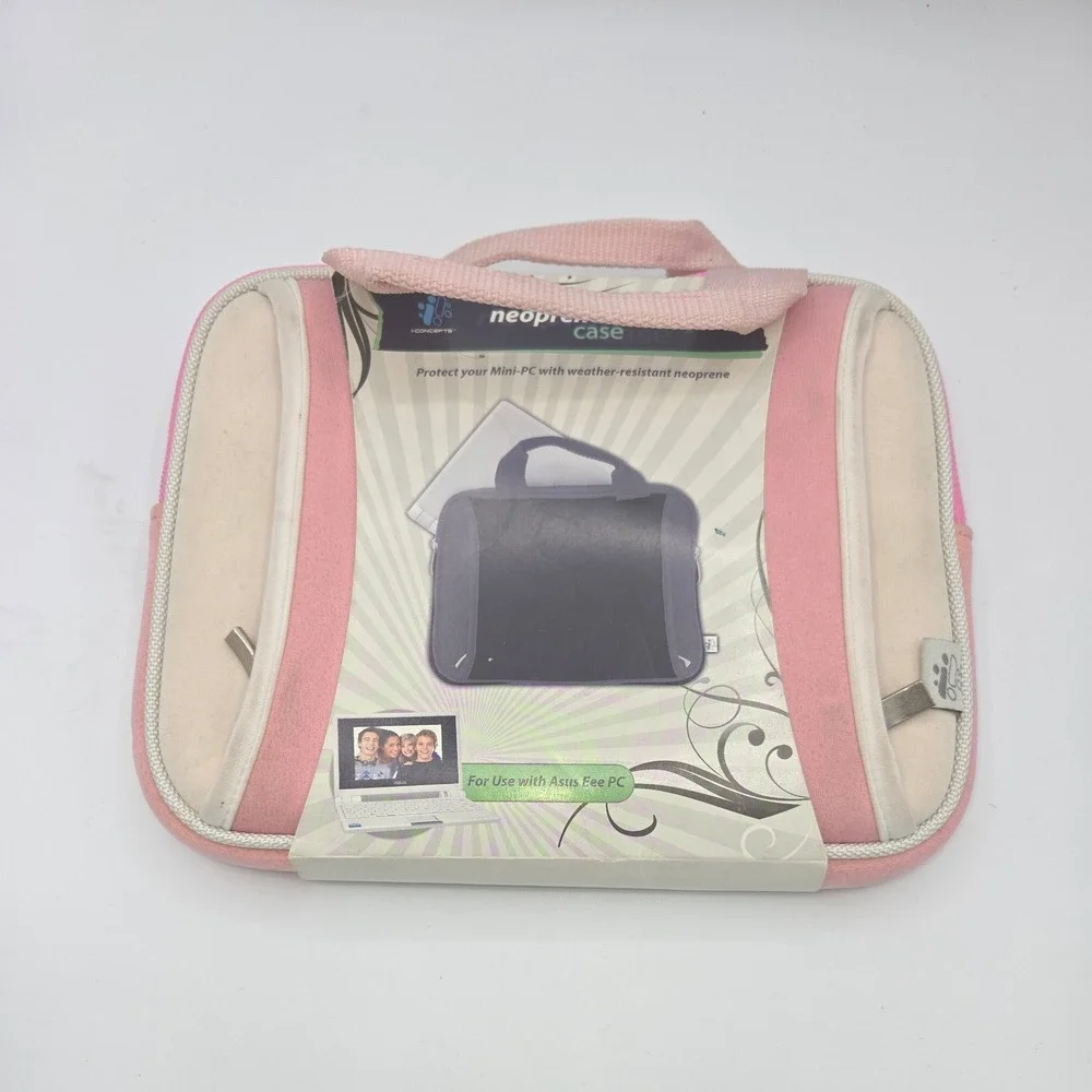 BUZZ Neoprene Case,‎ PInk and White